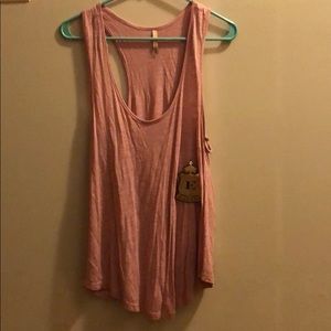 Cute pink flowy sleeveless top.